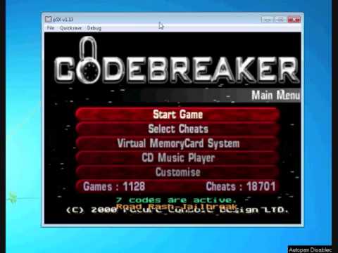 Codebreaker for ps2 iso